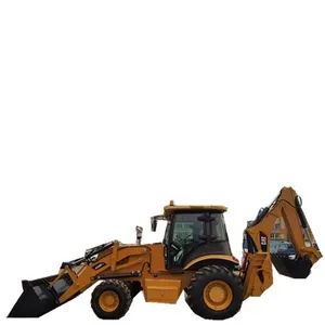 Good Condition Used Caterpillar 420F Wheeled Backhoe Loader Second Hand Construction Machinery