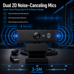 Webcam Anywii OEM ODM avec télécommande, 2K 60fps, Zoom QHD, contrôle du zoom, <span class=keywords><strong>cam</strong></span>éra USB, 1080p, diffusion en direct - Product Image 3