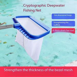 Handheld Plastic <span class=keywords><strong>Leaf</strong></span> Rake Skimmer <span class=keywords><strong>Net</strong></span> <span class=keywords><strong>Pool</strong></span> Reinigungs zubehör Ausrüstung für Schwimmbad - Product Image 2