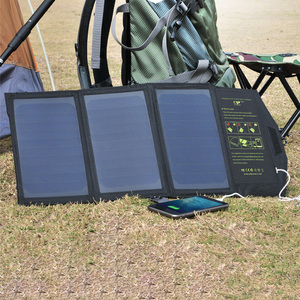 Contrôleur de chargeur solaire 60W, petit chargeur solaire portable pliable, alimentation mobile - Product Image 2