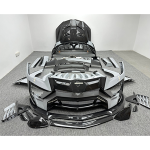 Nuevo Kit de Carrocería MSY Style, Parachoques, Capó y Escape de Fibra de Carbono Seca Parcial, Tejido Twill Brillante, para Lambo URUS - Product Image 1