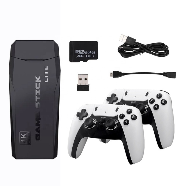 M8 Pro 2.4G HD Wireless Retro Gaming Console 10000+ Games Handheld Video Game Console Anti Slip Design Support TF Card Expansion