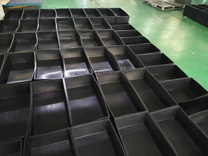 แผ่นยางรองรางสีดำแผ่นพื้นด้านเดียวสำหรับรถไฟรถไฟบริการตัดและข้ามพรมแดน - Product Image 2