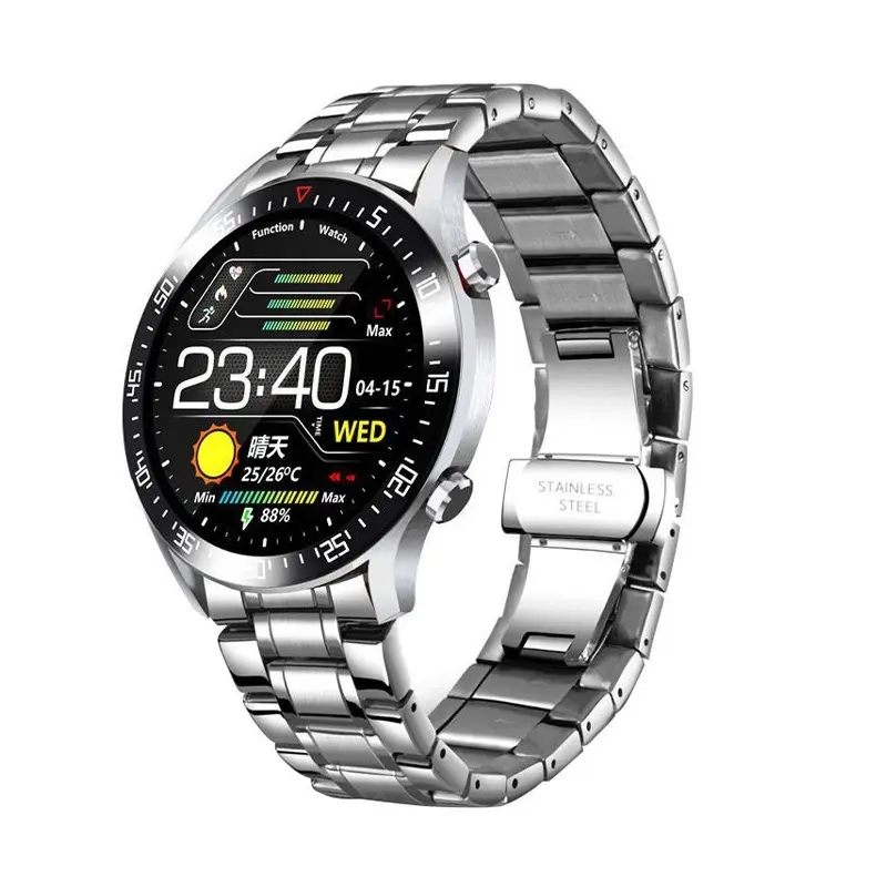 C2 Smart watch new luxury round display smartwatch sport fitness control bracelet waterproof smartwatch touchscreen smartwatch
