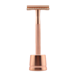 Meilleure Tête <span class=keywords><strong>de</strong></span> <span class=keywords><strong>Rasoir</strong></span> <span class=keywords><strong>de</strong></span> Sécurité Rechargeable pour <span class=keywords><strong>Femme</strong></span> en Acier Inoxydable à Double Tranchant Écologique - Product Image 4