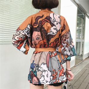 Harajuku Kawaii camisa <span class=keywords><strong>japonesa</strong></span> Streetwear traje <span class=keywords><strong>Kimono</strong></span> Cardigan mujer Yukata Japón estilo <span class=keywords><strong>blusa</strong></span> - Product Image 6