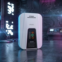 Régulateur de tension de type relais TVR 2000VA, stabilisateur de puissance automatique mural AVR pour congélateur