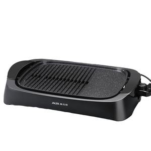 Plancha Eléctrica AUX de 35 cm, Antiadherente, PTFE, sin Humo, para Cocinar en Interiores, Control Mecánico, Barbacoa Doméstica - Product Image 1