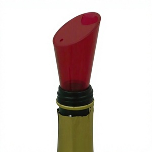 Vertedor de Champán de Plástico Rojo de 200 mm, Desechable, para Vino, Moderno, para Fiestas - Product Image 6