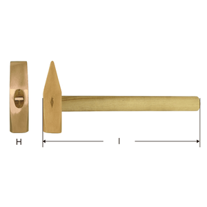 Marteau anti-étincelant allemand de 500g Outil anti-étincelant - Product Image 1