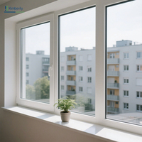 Fenêtres à battants en PVC modernes, insonorisées et coupe-vent, pour cuisines et villas, fabrication allemande, directement de l'usine, personnalisables