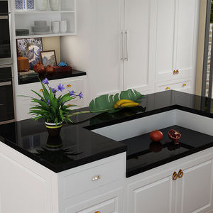 Ensemble de meubles en pvc avec comptoir en quartz, meuble de cuisine moderne en bois massif de <span class=keywords><strong>george</strong></span>, offre spéciale - Product Image 6