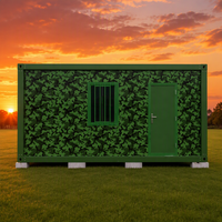 Villa conteneur moderne pliable entièrement équipée et respirante, prête à l'emploi, petite maison modulaire, bureau, salle de sport, garantie 3 ans