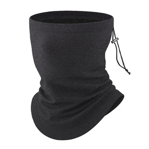 Autumn Winter Parent Child Windproof Face Mask Drawstring Warm <b>Neck</b> <b>Warmer</b> Cationic Thickened Cycling Unisex Solid Color - Product Image 2