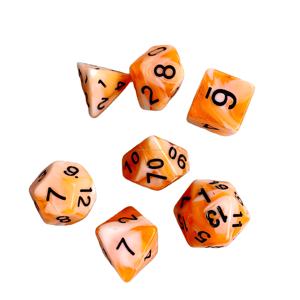 Juego de dados de metal DND de plástico mágico, juego de mazmorras y dragones personalizados, poliédricos, 20 lados, doble multicolor, 7 - Product Image 3