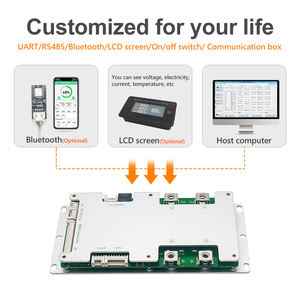 แบตเตอรี่ลิเธียมไอออน TDT 4 NTC BMS สำหรับอินเดีย13S 14S 16S 17S 48V 60V 30A 40A 50A 60A สมาร์ท BMS RS485 BMS - Product Image 2