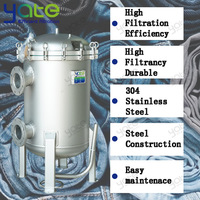 Filtre à eau multi-sacs haute performance et pratique en acier inoxydable 304/316 pour l'industrie textile et la filtration de peinture