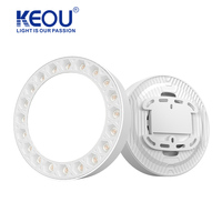 Plafonnier LED SMD moderne anti-éblouissement 24W réglable pour bureaux et hôtels, montage en surface