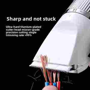 Tondeuse à poils pour animaux de compagnie avec tondeuses électriques rechargeables pour le visage, les oreilles et les pattes des chats et des chiens + ensemble de coupe-ongles portables (matériau ABS) - Product Image 5