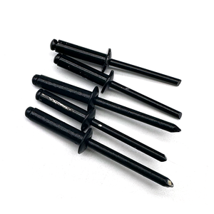 Dôme plat en aluminium et acier inoxydable, goujons ouvertes, rivets stores, 200mm, fabrication chinoise, DIN7337 - Product Image 6