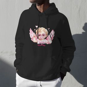 Custom image Unisex Customized Outdoor Fleece Hoodie with <b>Drawstring</b> Personalized Services - Product Image 5