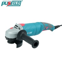 Meuleuse d'angle miniature PUSELLO 1400W avec moteur en cuivre, machine à meuler 100mm 115mm, outil électrique pour la découpe et le polissage du métal et de la pierre