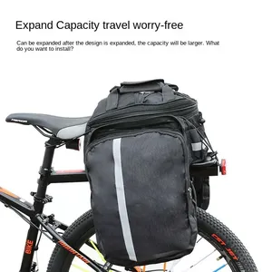 自行车3合1防水自行车行李箱包<span class=keywords><strong>MTB</strong></span>公路自行车包大容量旅行行李架后座行李架 - Product Image 2