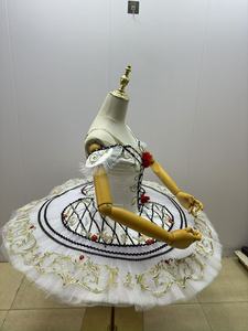 Tutù di balletto da ragazza con Pancaked tutù di balletto da donna <span class=keywords><strong>bianco</strong></span> di nuova fabbrica - Product Image 3