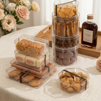 Boîte à gâteau de boulangerie avec fenêtre transparente de qualité alimentaire, conteneur carré pour mousse et dessert, emballage à emporter en gros