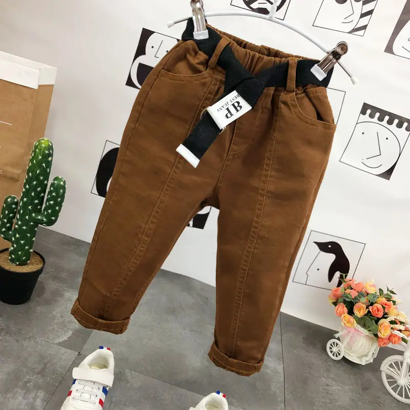 Vente chaude Automne Enfant Garçon Vêtements Frock Conception Jogger Pantalon De Vêtements D'enfant