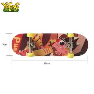 YAFENG finger skate board factory 6 strati 29 x100 black river toy completo skateboard foam grip tape dot tastiera professionale