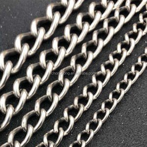 SUS304 нержавеющая сталь сварная цепь 1,2 мм-4 мм витая соединитель 304 нержавеющей стали материал из нержавеющей стали - Product Image 5