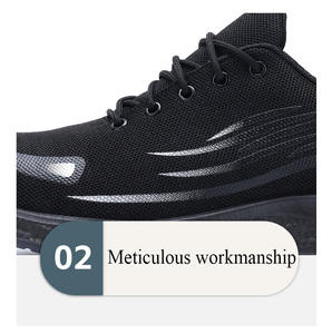 नए सांस लेने योग्य, हल्के, शॉकप्रूफ, पंक्चर-प्रतिरोधी कार्य जूते और टिकाऊ पुरुषों के सुरक्षा जूते - Product Image 5