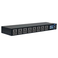 PDU Inteligente Personalizable Estándar de EE. UU. 120V 15A 8 Tomas de Corriente, Gestión Remota de Red, Gabinete de Servidor para Centro de Datos
