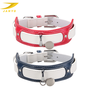Accesorios para mascotas, venta al por mayor, personalizados, hechos a mano, accesorios de cuero para gatos, <span class=keywords><strong>Collar</strong></span> para perros - Product Image 1