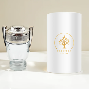 लक्जरी 100 मिलीलीटर इत्र की बोतल के साथ स्क्रीन प्रिंटिंग के लिए ट्रॉफी आकार में कैप खाली स्प्रे ग्लास बोतल - Product Image 4