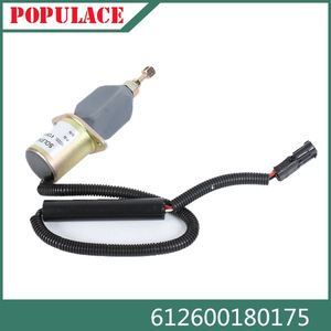 Vanne solénoïde de coupure de carburant Weifang 612600180136 12V 24V pour arrêt moteur, média huile, température normale - Product Image 2