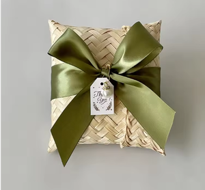 Boîte cadeau en bambou tissé créative en gros, couvercle fait à la main, bonbons de mariage, luxe, unique, respectueux de l'environnement, cadeau d'Halloween, cadeau de remise de diplôme - Product Image 4