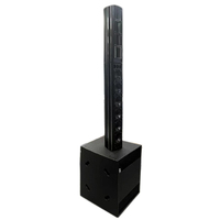 Système de sonorisation professionnel à colonne avec subwoofer actif néodyme 18 pouces 650W étanche pour événements en direct, groupes et extérieur