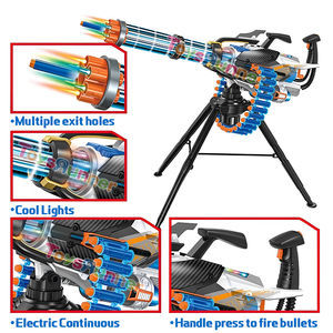 Jouet de sniper anti-stress Pistolet Gatling Jeu de balles souples Armes à <span class=keywords><strong>bande</strong></span> Pistolet Gatling pour adultes - Product Image 3