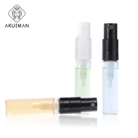 Flacon de testeur de parfum 1.8ml 2ml 3ml 5ml flacons en verre rechargeables bouteilles d'échantillons de parfum vides