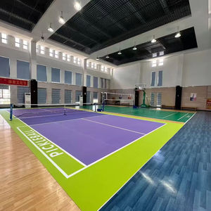 Revêtement de sol moderne en PVC pour terrain de badminton, <span class=keywords><strong>tapis</strong></span> de sol en plastique, adhésif facile pour les sports d'intérieur, gymnase, volleyball, terrain de jeu, rouleau - Product Image 1