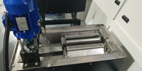 Kontrol sentuh otomatis N200 mesin solder gelombang ganda bebas timbal dengan kondisi baru berfokus pada komponen mesin inti