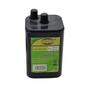 Fábrica personalizada Mercury Free <span class=keywords><strong>6V</strong></span> Zinc Carbon Extra <span class=keywords><strong>Heavy</strong></span> <span class=keywords><strong>Duty</strong></span> <span class=keywords><strong>Battery</strong></span> <span class=keywords><strong>4R25</strong></span> para dispositivos industriales - Product Image 1