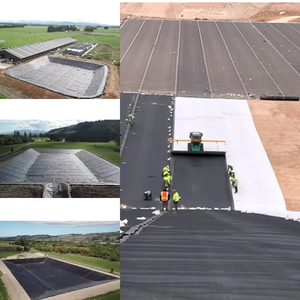 <span class=keywords><strong>Lona</strong></span> de geomembrana impermeable de HDPE para revestimiento de estanques, tela impermeable para acuarios utilizada en vertederos - Product Image 2