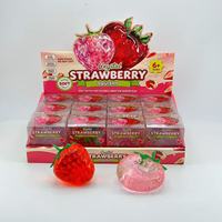 Vaseline Aardbei Squishy Speelgoed, Super Stressverlichtend, Diverse Fruitvormige Squishy Speelgoedjes