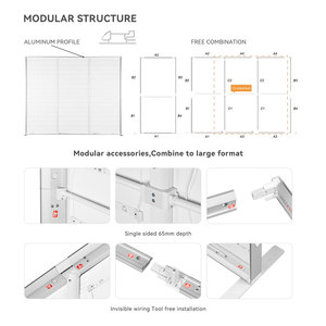 Soluciones para <span class=keywords><strong>Exposiciones</strong></span>: Marcos <span class=keywords><strong>de</strong></span> Caja <span class=keywords><strong>de</strong></span> Luz LED Retroiluminada <span class=keywords><strong>de</strong></span> Montaje sin Herramientas, Sistema Modular <span class=keywords><strong>de</strong></span> Suelo, Suministro Integrado <span class=keywords><strong>de</strong></span> Señalización para Eventos - Product Image 6