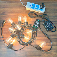 Contrôleur de variateur LED sans fil RF avec fonction de réglage de la luminosité et de la minuterie IP65 pour guirlande lumineuse