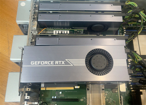 การ์ดเร่งความเร็วสำหรับเซิร์ฟเวอร์ระดับมืออาชีพ 10GB GDDR6X PCI 3.0 X16 สำหรับศูนย์ข้อมูล AI เวิร์กสเตชัน ใหม่ CMP 90HX ประสิทธิภาพสูง - Product Image 3