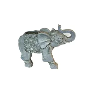 Custom Olifant Standbeeld Outdoor Decoratie Groothandel Olifant Hars Beeldje